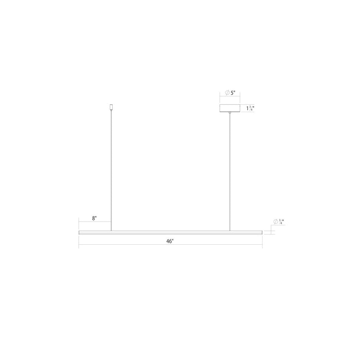 Sonneman - 3776.25 - LED Pendant - Fino - Satin Black