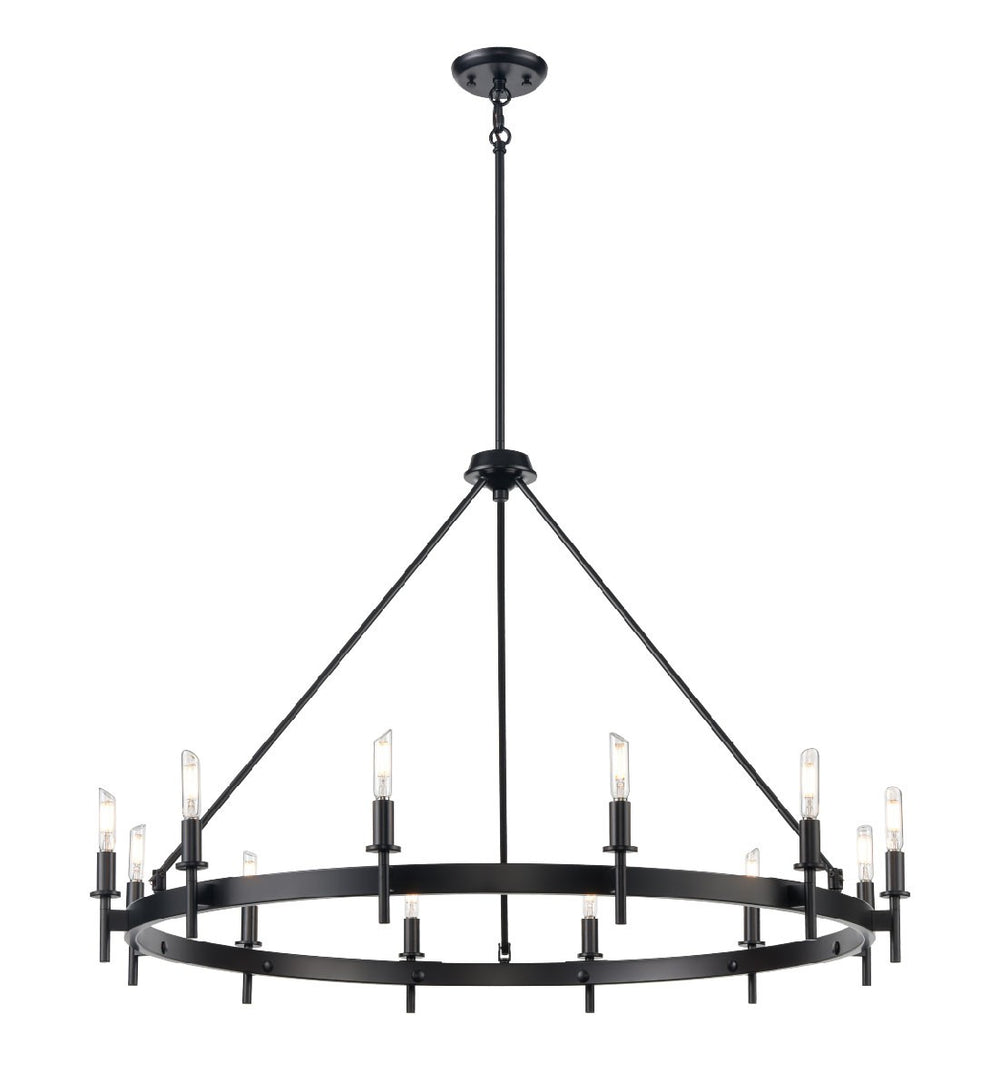 DVI Canada - DVP27345MF+EB - 12 Light Chandelier - Cambrai - Multiple/Ebony