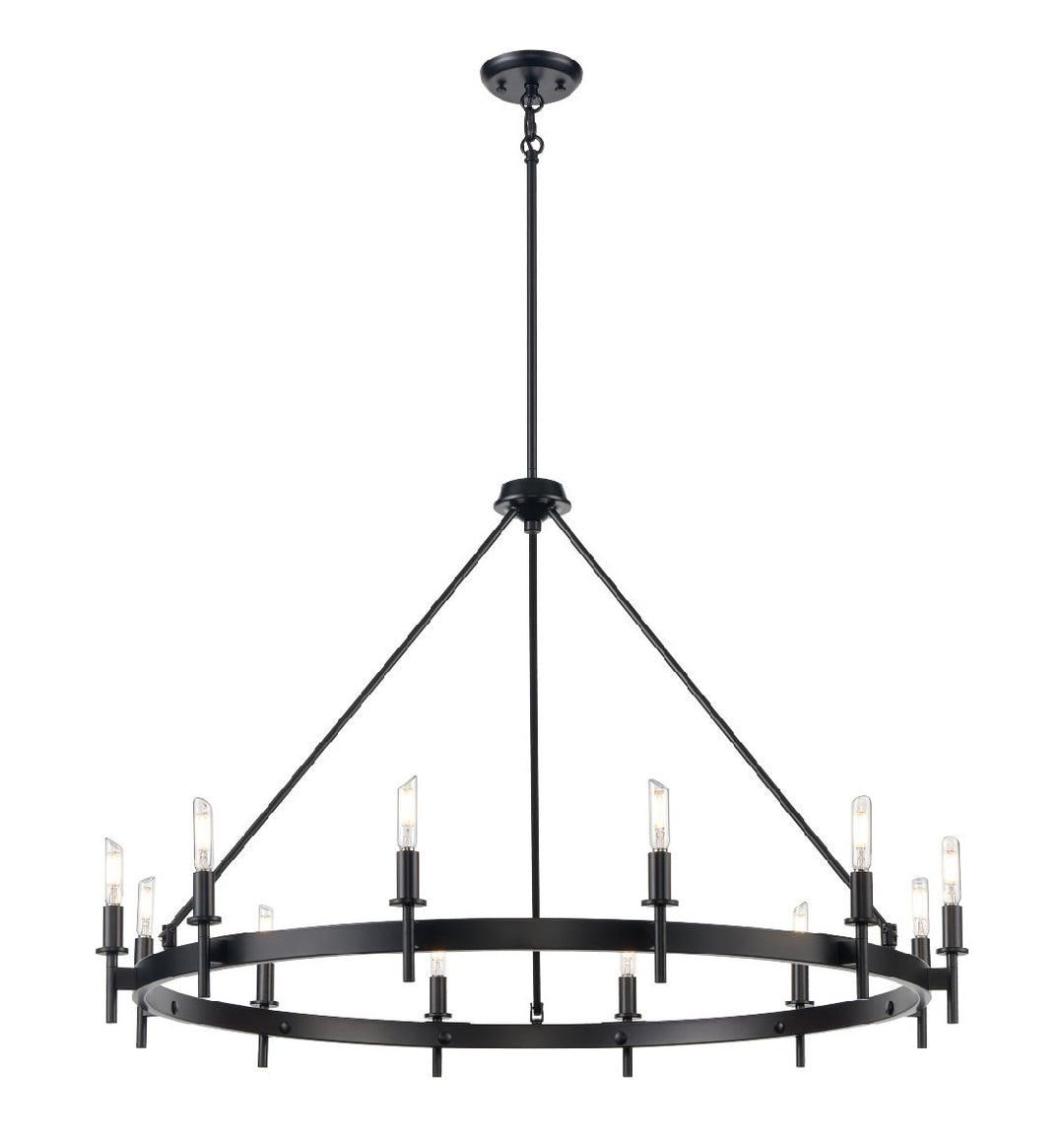DVI Canada - DVP27345MF+EB - 12 Light Chandelier - Cambrai - Multiple/Ebony