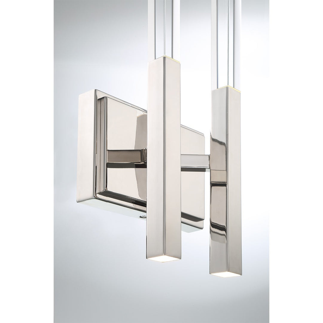 Eurofase Canada - 46426-024 - BENICIO-WSC-2LT-18IN-PN-CL - BENICIO - Polished Nickel