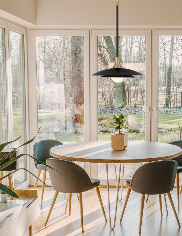 Eurofase Canada - 46441-041 - WELSH-PEN-18IN-BK-WH - WELSH - Black