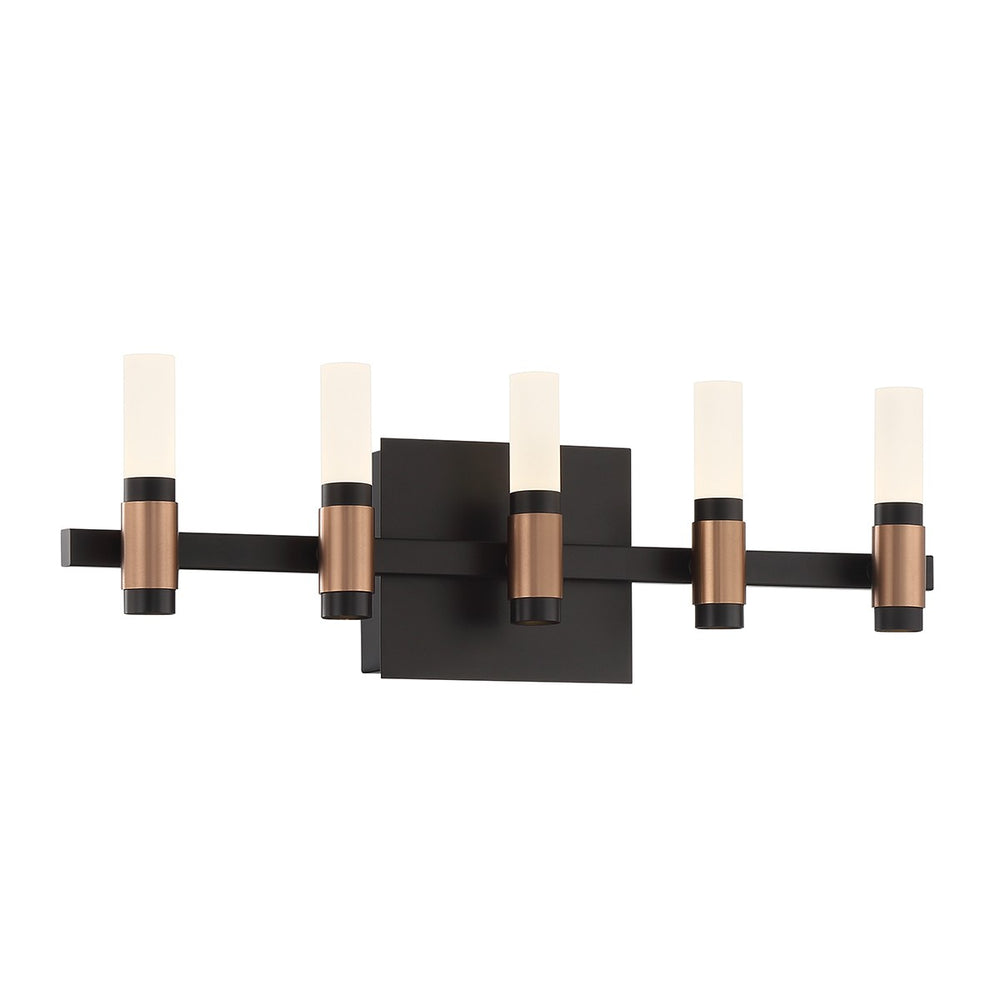 Eurofase Canada - 45236-013 - ALBANY-VAN-5LT-BRBM-WH - ALBANY - Brass-Black