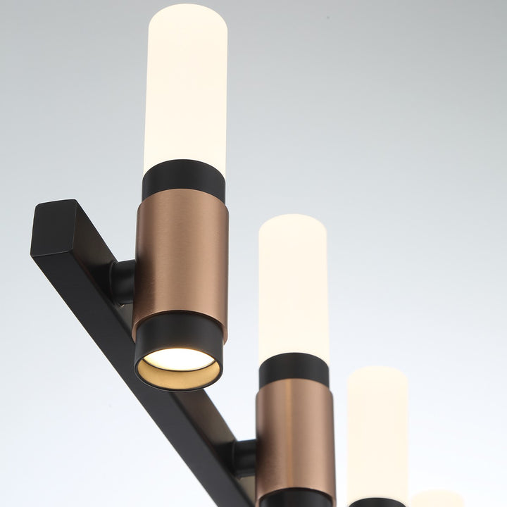 Eurofase Canada - 45238-017 - ALBANY-VAN-6LT-BRBM-WH - ALBANY - Brass-Black