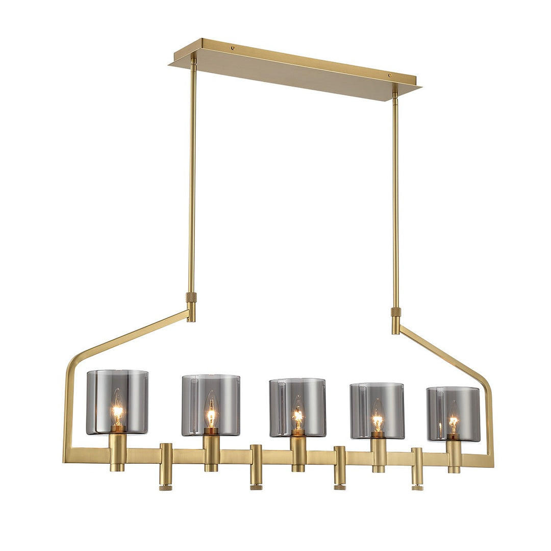 Eurofase Canada - 45652-011 - DECATO-CHD-5LT-42IN-GD-SK - DECATO - Gold