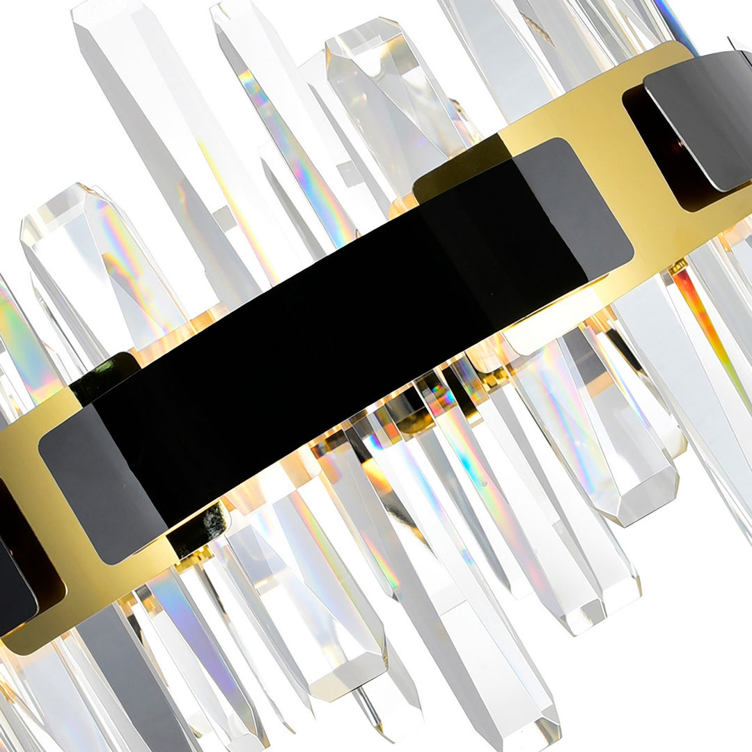 CWI Lighting Canada - 1592P32-3-612 - LED Chandelier - Aya - Pearl Black & Titanium Gold