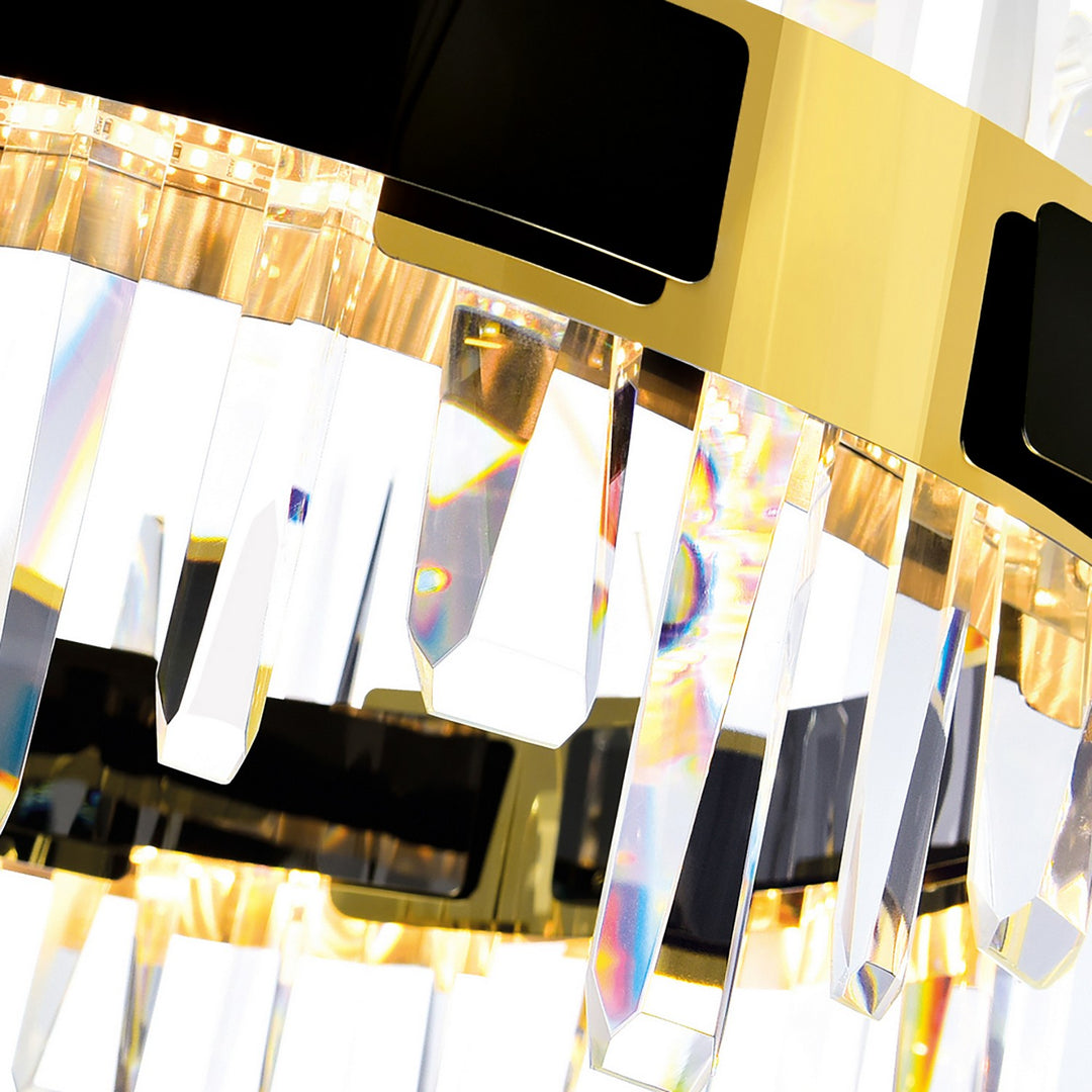 CWI Lighting Canada - 1592P32-3-612 - LED Chandelier - Aya - Pearl Black & Titanium Gold