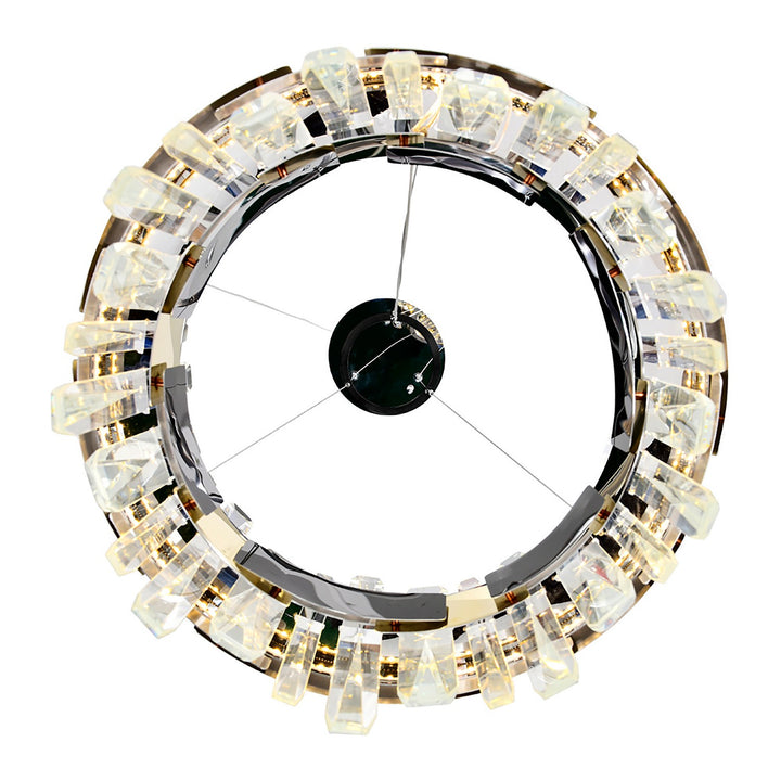 CWI Lighting Canada - 1592P18-612 - LED Chandelier - Aya - Pearl Black & Titanium Gold