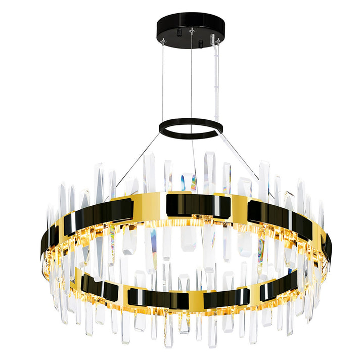 CWI Lighting Canada - 1592P32-612 - LED Chandelier - Aya - Pearl Black & Titanium Gold