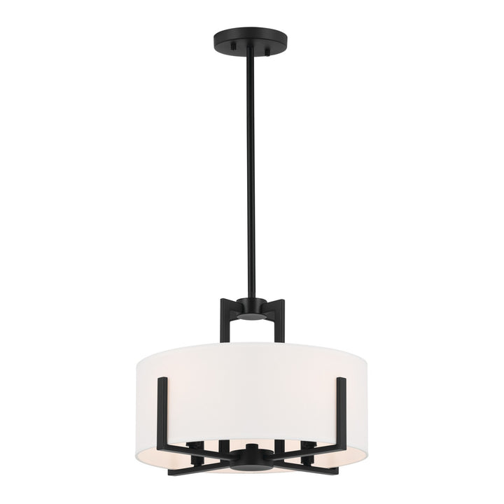 Kichler Canada - 52591BK - Four Light Pendant/Semi Flush - Malen - Black
