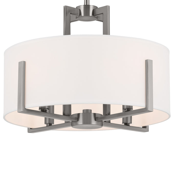 Kichler Canada - 52591CLP - Four Light Pendant/Semi Flush - Malen - Classic Pewter