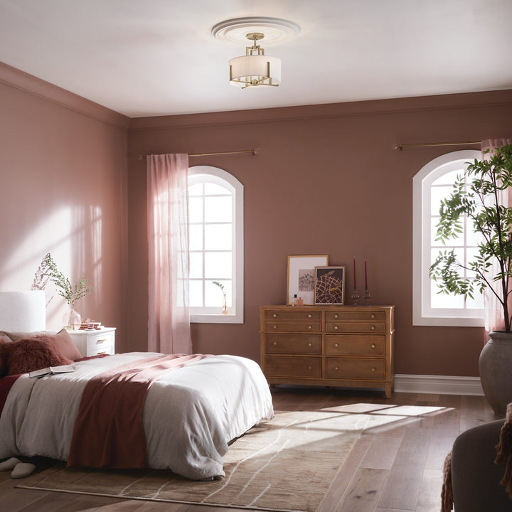 Kichler Canada - 52591CPZ - Four Light Pendant/Semi Flush - Malen - Champagne Bronze