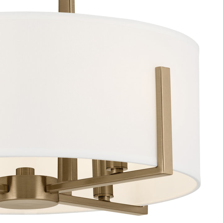 Kichler Canada - 52591CPZ - Four Light Pendant/Semi Flush - Malen - Champagne Bronze