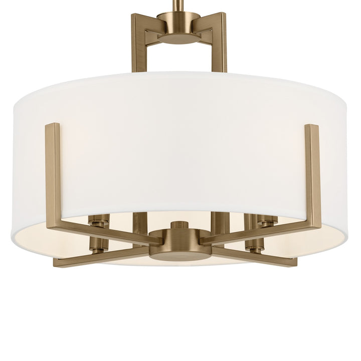 Kichler Canada - 52591CPZ - Four Light Pendant/Semi Flush - Malen - Champagne Bronze