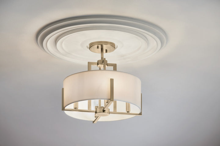 Kichler Canada - 52591CPZ - Four Light Pendant/Semi Flush - Malen - Champagne Bronze