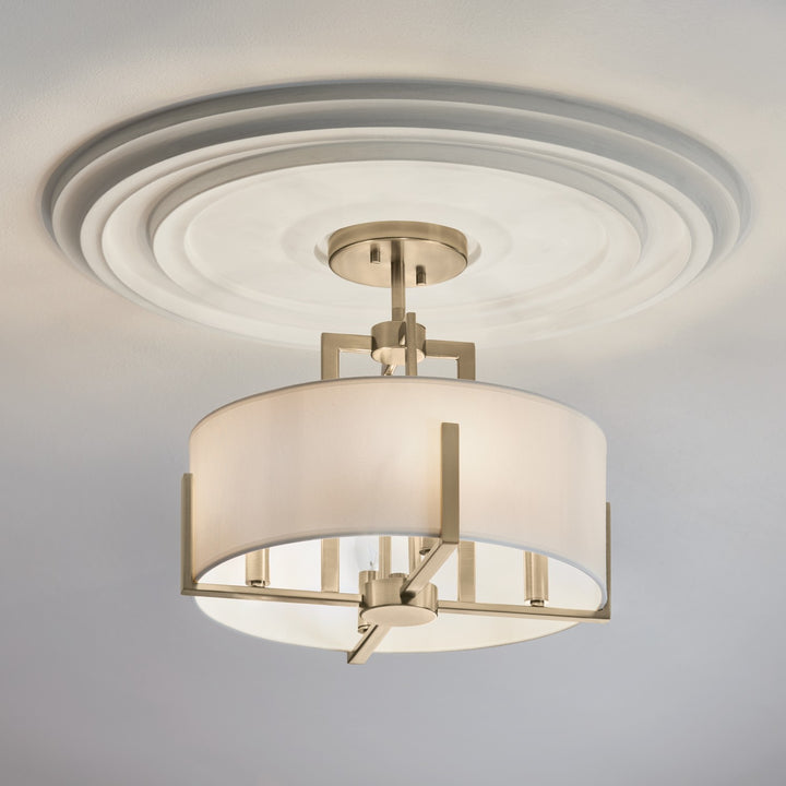 Kichler Canada - 52591CPZ - Four Light Pendant/Semi Flush - Malen - Champagne Bronze