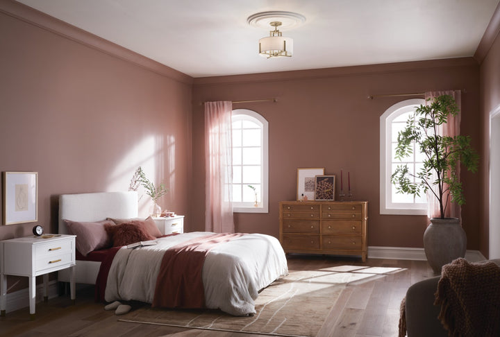 Kichler Canada - 52591CPZ - Four Light Pendant/Semi Flush - Malen - Champagne Bronze