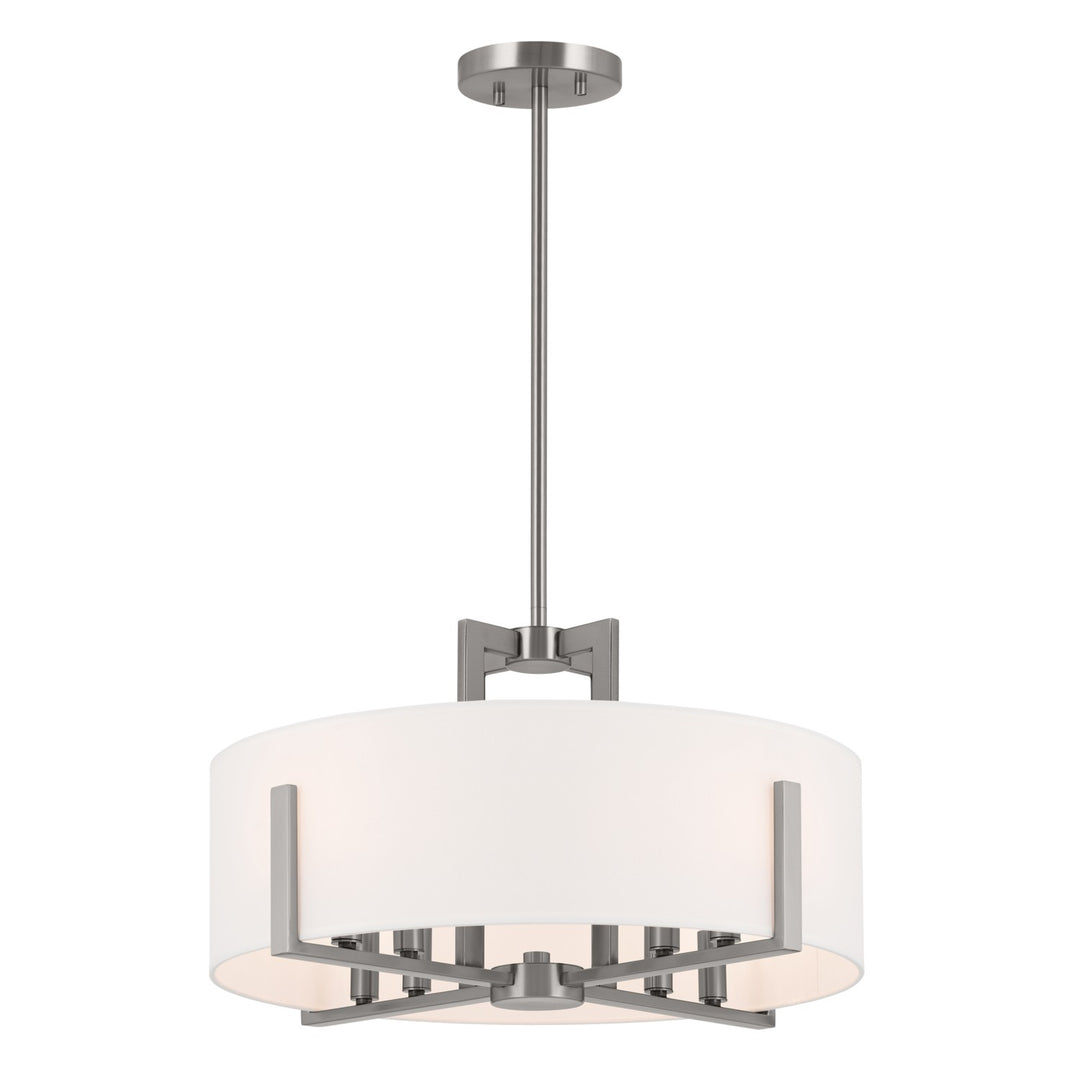 Kichler Canada - 52592CLP - Eight Light Pendant/Semi Flush - Malen - Classic Pewter