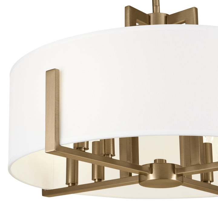 Kichler Canada - 52592CPZ - Eight Light Pendant/Semi Flush - Malen - Champagne Bronze