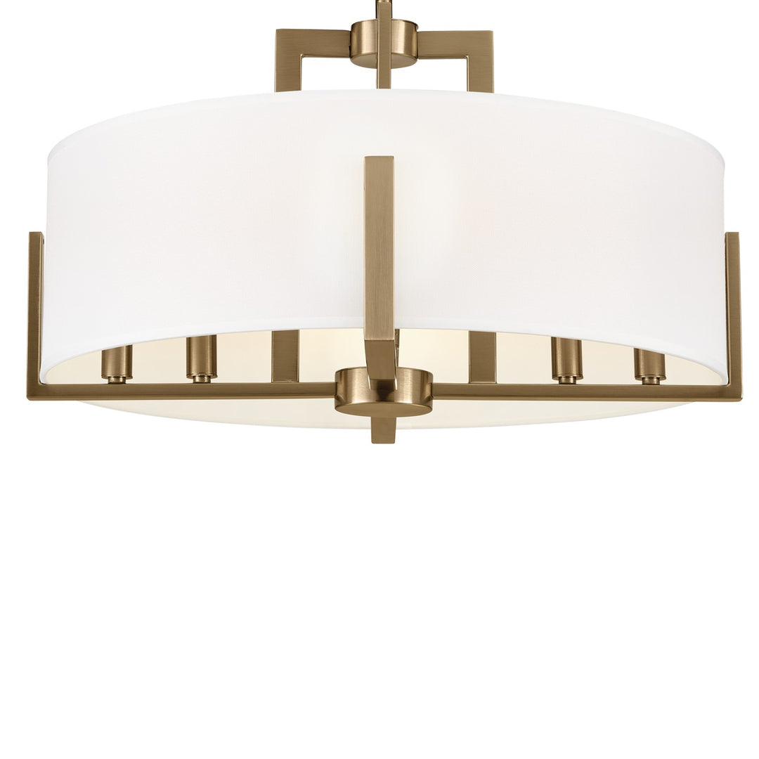 Kichler Canada - 52592CPZ - Eight Light Pendant/Semi Flush - Malen - Champagne Bronze
