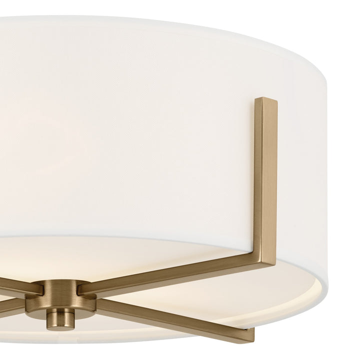 Kichler Canada - 52593CPZ - Two Light Flush Mount - Malen - Champagne Bronze