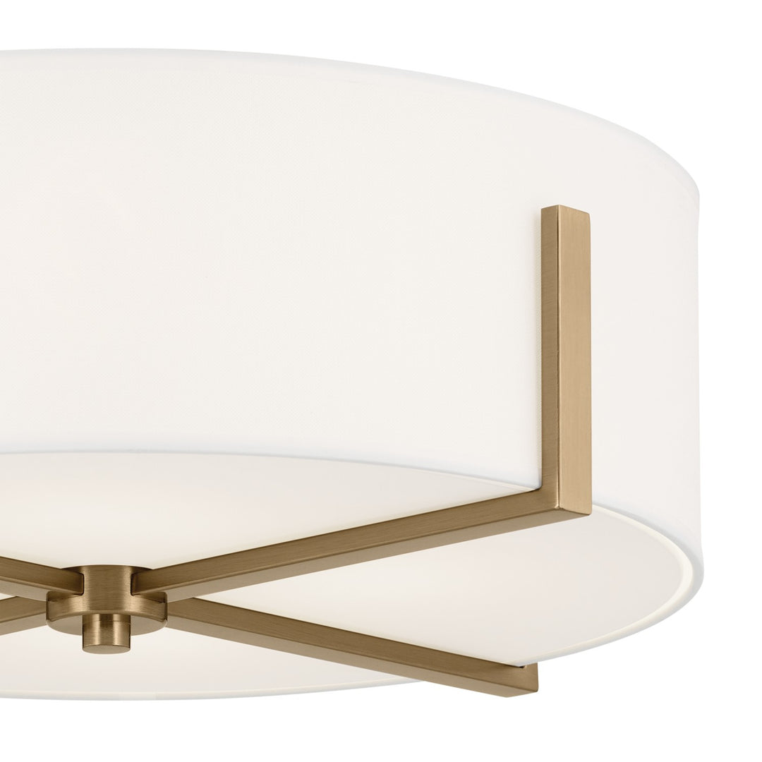 Kichler Canada - 52594CPZ - Four Light Flush Mount - Malen - Champagne Bronze