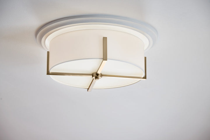 Kichler Canada - 52594CPZ - Four Light Flush Mount - Malen - Champagne Bronze