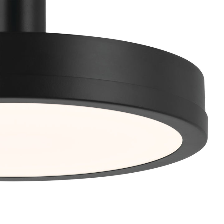 Kichler Canada - 52589BK - LED Semi Flush Mount - Riu - Black
