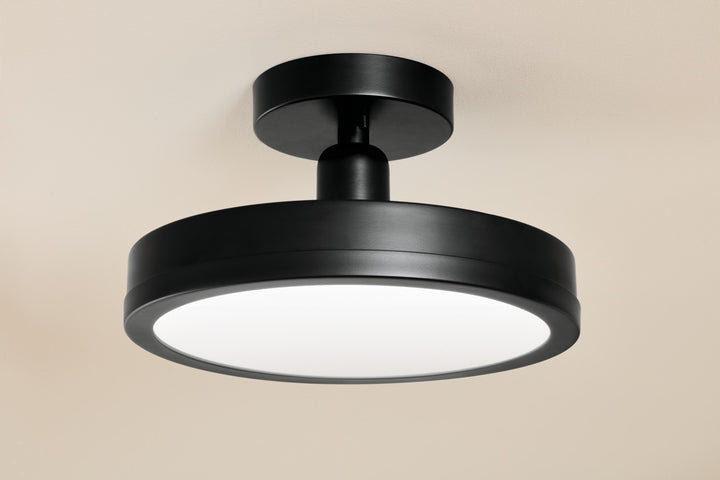Kichler Canada - 52589BK - LED Semi Flush Mount - Riu - Black