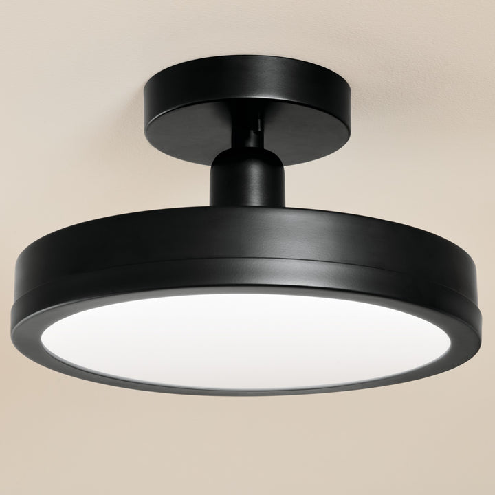 Kichler Canada - 52589BK - LED Semi Flush Mount - Riu - Black