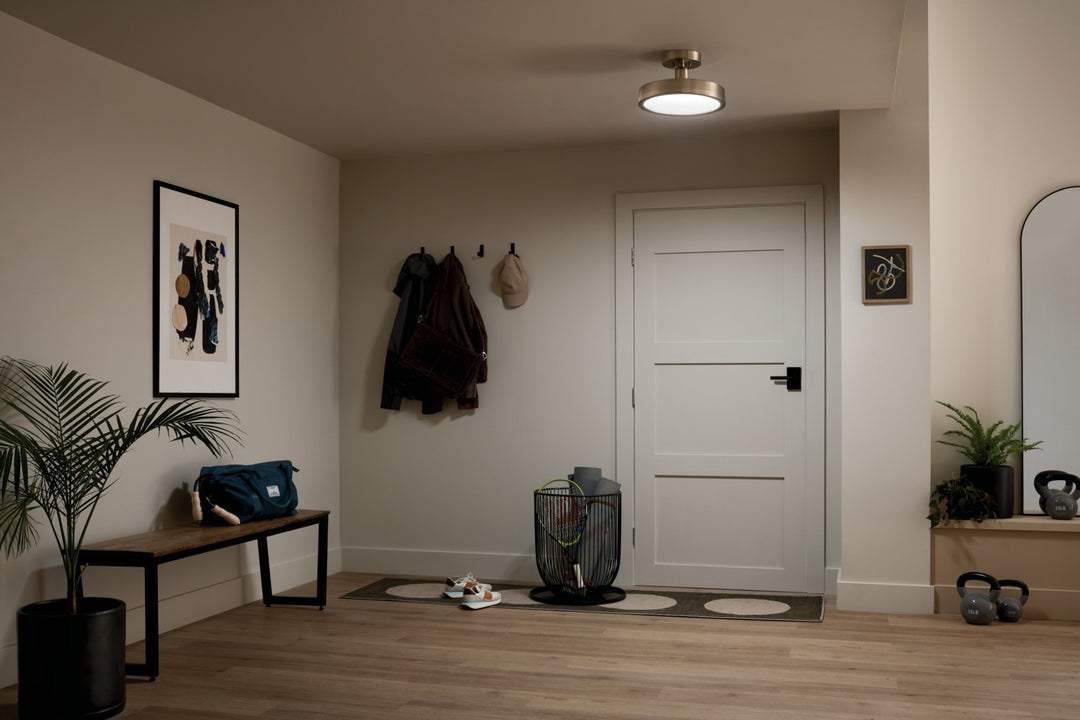 Kichler Canada - 52589CPZ - LED Semi Flush Mount - Riu - Champagne Bronze