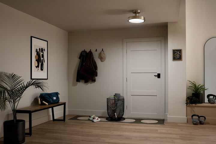 Kichler Canada - 52589CPZ - LED Semi Flush Mount - Riu - Champagne Bronze