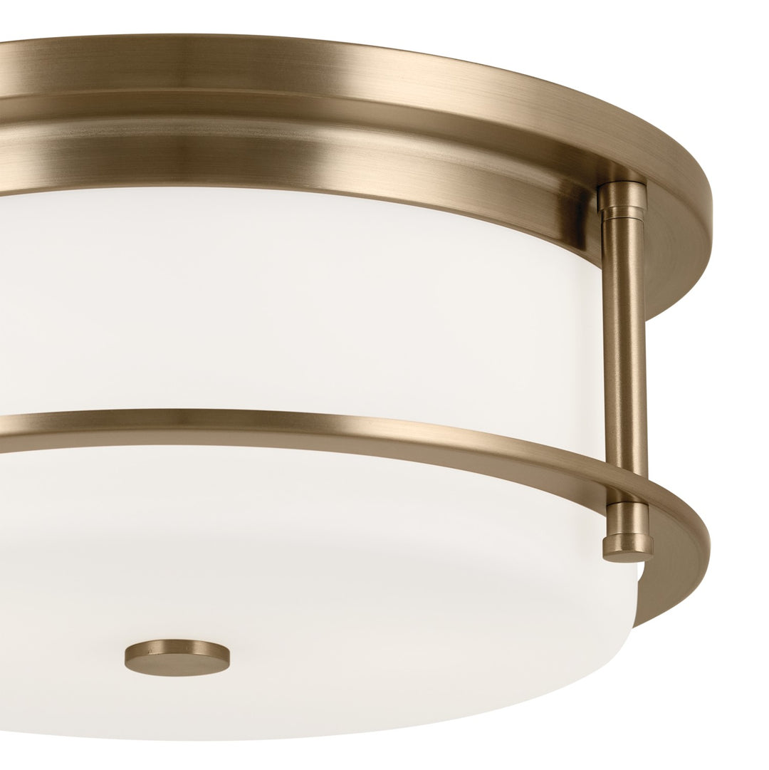 Kichler Canada - 52595CPZ - Two Light Flush Mount - Brit - Champagne Bronze