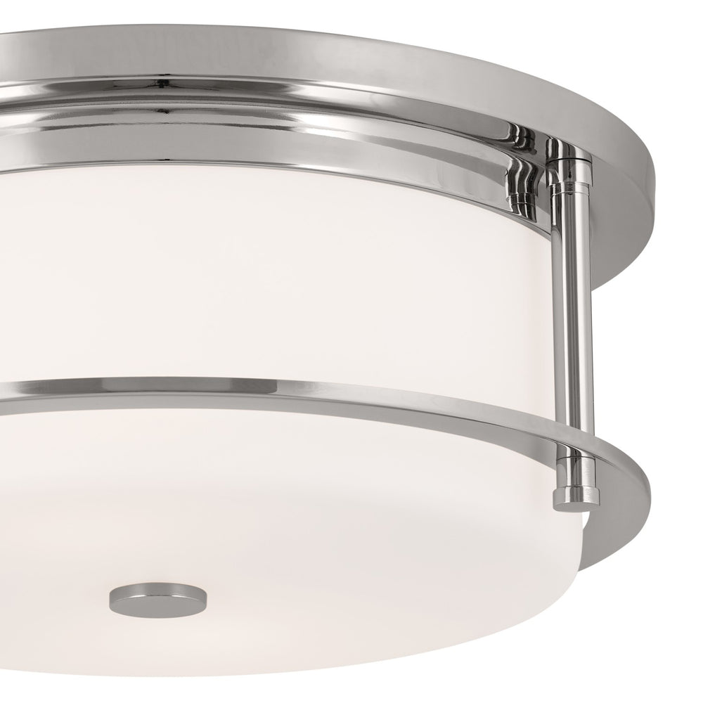 Kichler Canada - 52595PN - Two Light Flush Mount - Brit - Polished Nickel