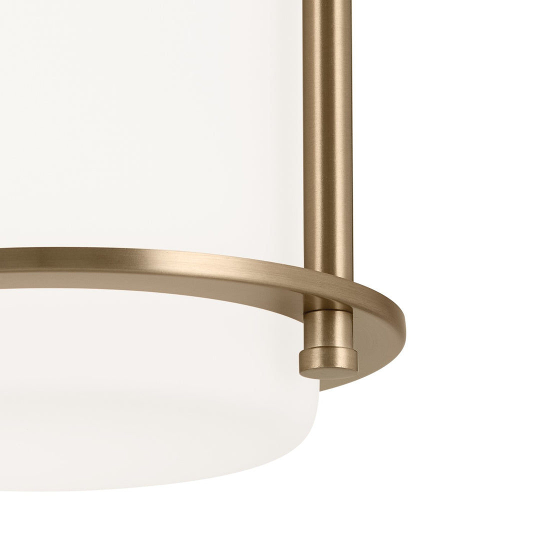 Kichler Canada - 52596CPZ - One Light Flush Mount - Brit - Champagne Bronze