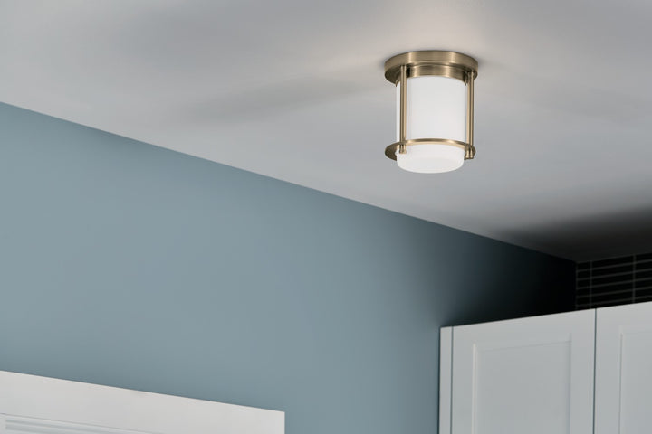 Kichler Canada - 52596CPZ - One Light Flush Mount - Brit - Champagne Bronze