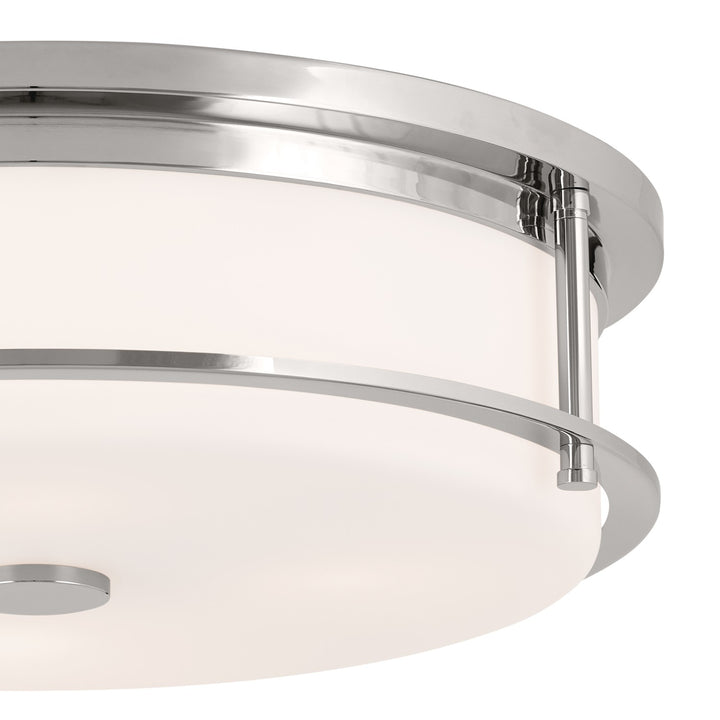 Kichler Canada - 52597PN - Four Light Flush Mount - Brit - Polished Nickel