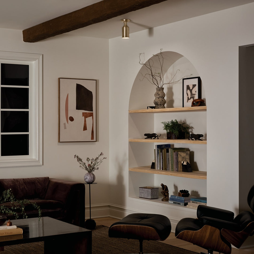 Kichler Canada - 52598CPZ - One Light Semi Flush Mount - Sisu - Champagne Bronze