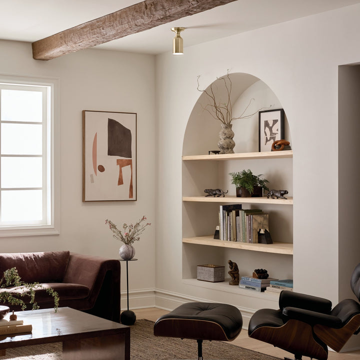 Kichler Canada - 52598CPZ - One Light Semi Flush Mount - Sisu - Champagne Bronze