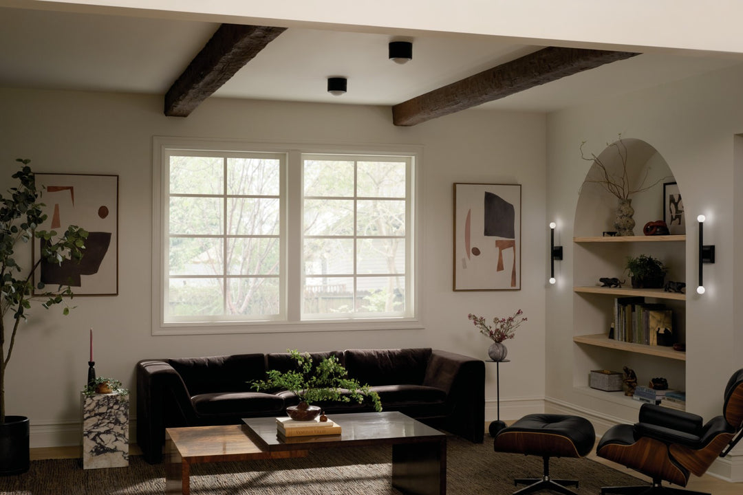 Kichler Canada - 52600BK - LED Flush Mount - Tibbi - Black