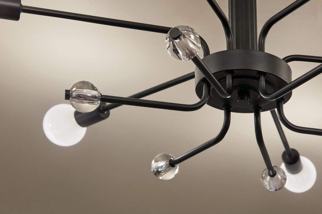Kichler Canada - 52602BK - Six Light Semi Flush Mount - Ocala - Black