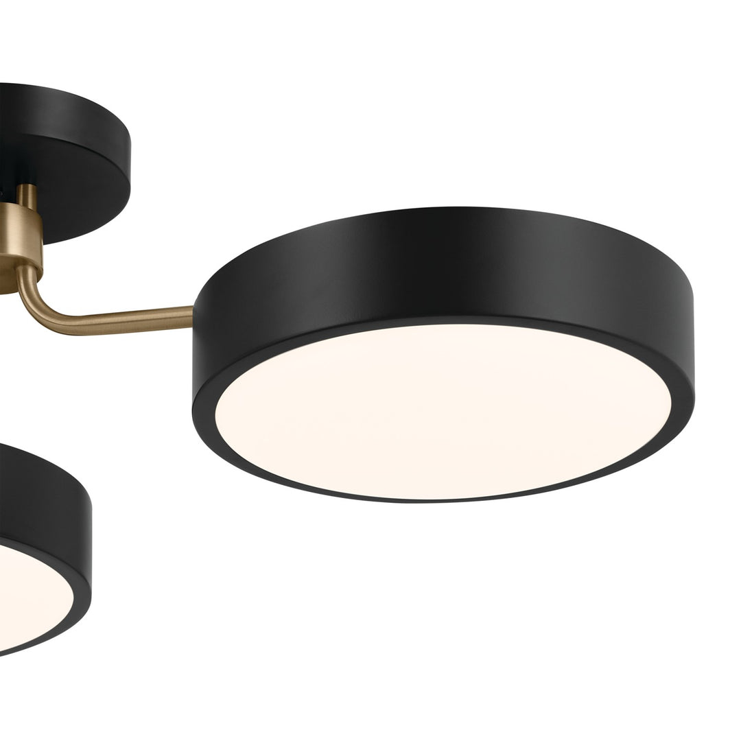 Kichler Canada - 52604BKCPZ - LED Semi Flush Mount - Sago - Black