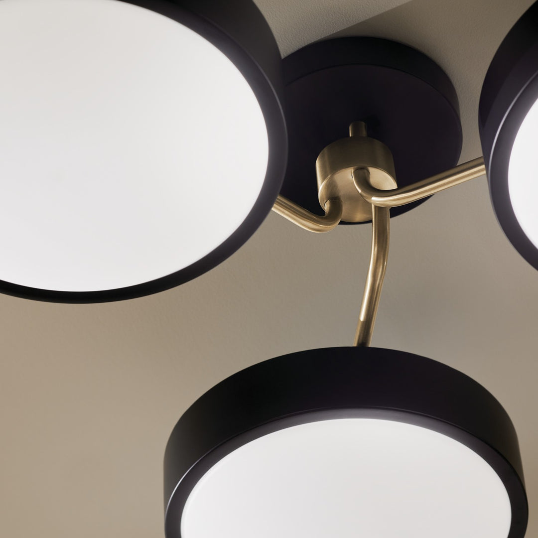 Kichler Canada - 52604BKCPZ - LED Semi Flush Mount - Sago - Black