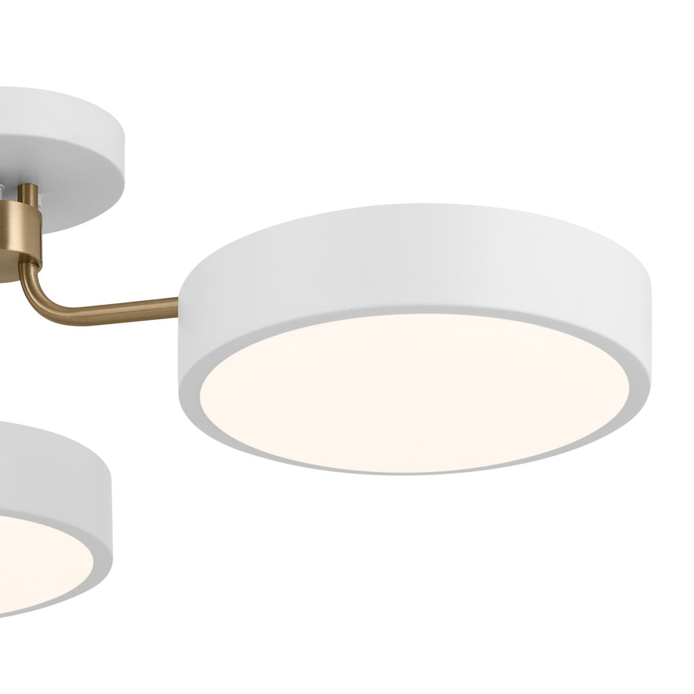 Kichler Canada - 52604WHCPZ - LED Semi Flush Mount - Sago - White