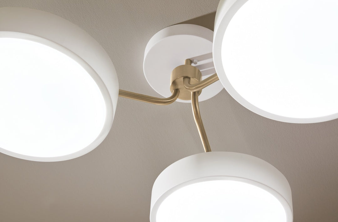 Kichler Canada - 52604WHCPZ - LED Semi Flush Mount - Sago - White