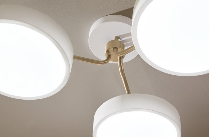 Kichler Canada - 52604WHCPZ - LED Semi Flush Mount - Sago - White