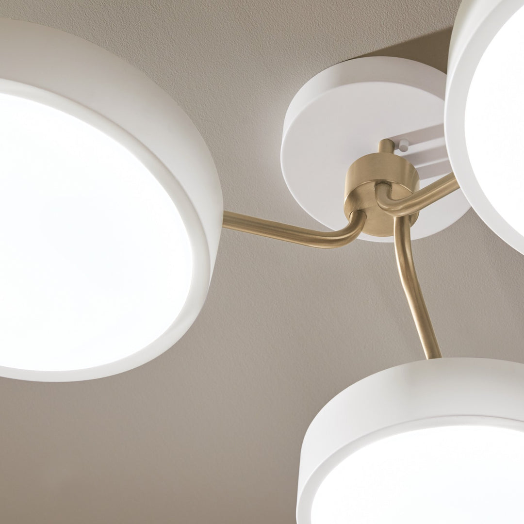 Kichler Canada - 52604WHCPZ - LED Semi Flush Mount - Sago - White