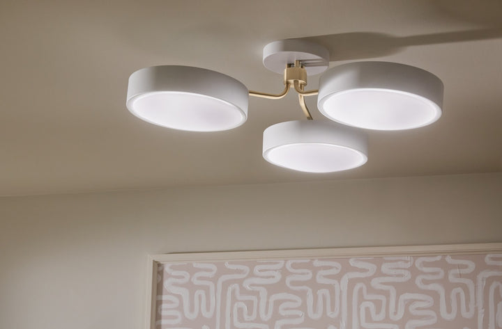 Kichler Canada - 52604WHCPZ - LED Semi Flush Mount - Sago - White
