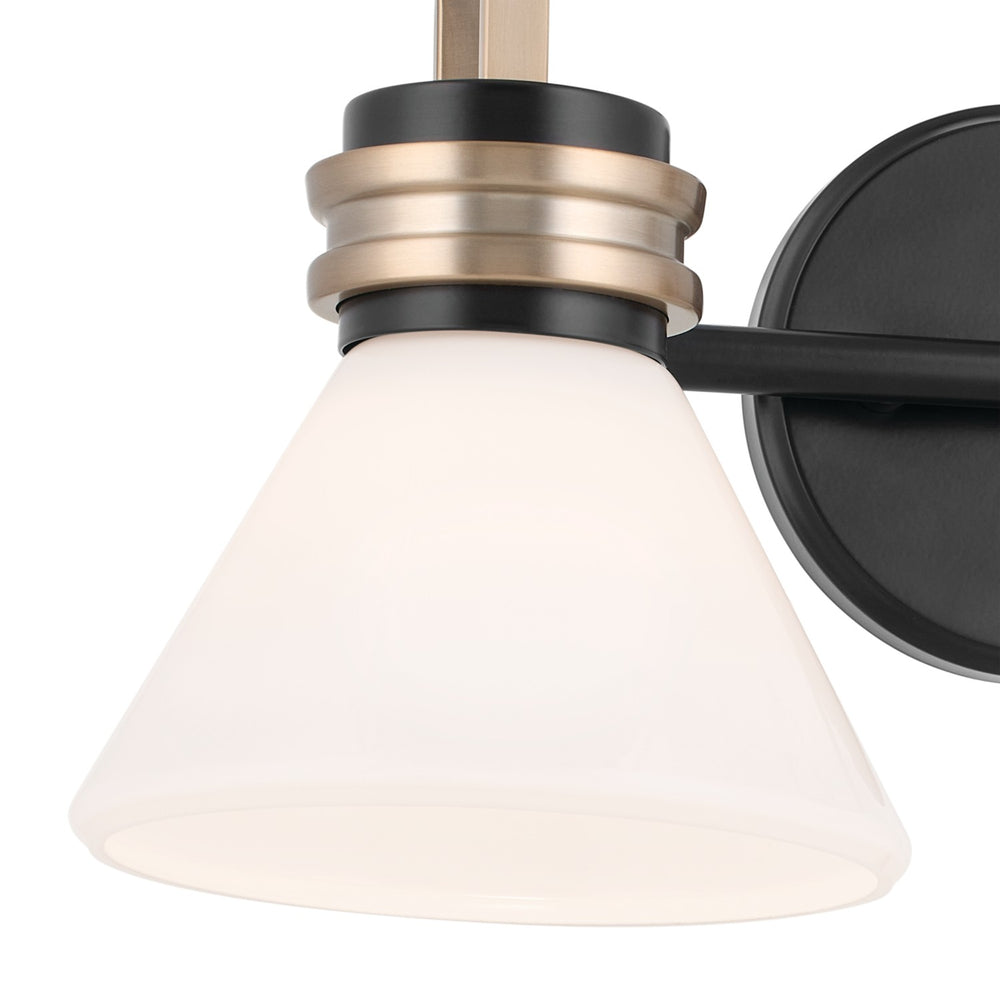 Kichler Canada - 55154BK - Two Light Bath - Farum - Black