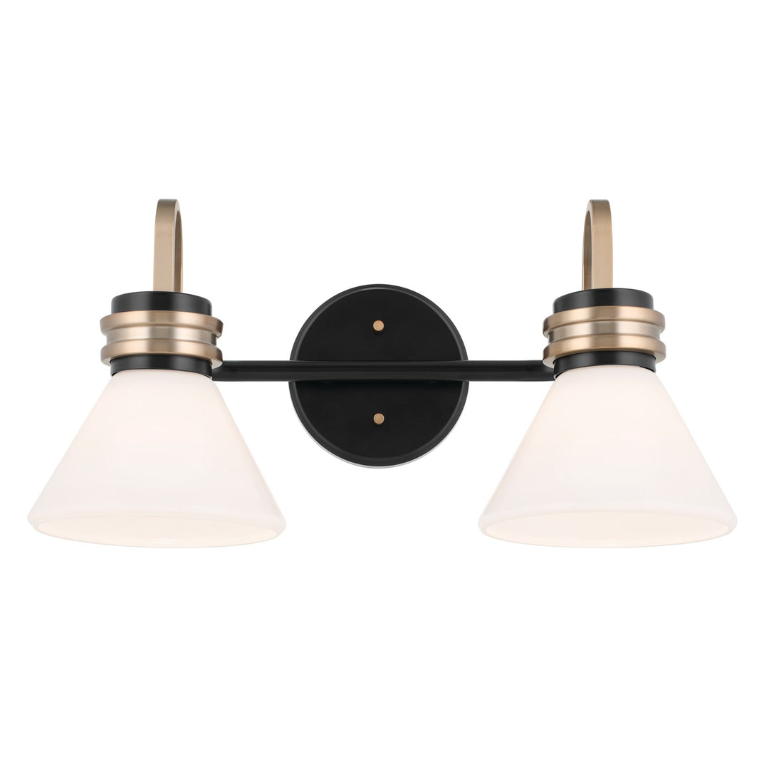 Kichler Canada - 55154BK - Two Light Bath - Farum - Black