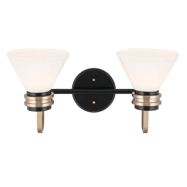 Kichler Canada - 55154BK - Two Light Bath - Farum - Black